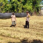 Bhabinkamtibmas Polsek Samadua Ajak Warga Manfaatkan Lahan untuk Ketahanan Pangan Nasional