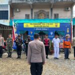 Pos Pam Operasi Ketupat Seulawah 2025 Polres Aceh Selatan Lakukan Apel Pagi