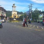 Sat Samapta Polres Aceh Selatan Laksanakan Pengaturan Lalu Lintas Pagi Hari di Titik Rawan Kemacetan