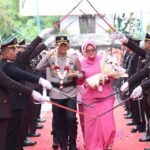 Polres Aceh Selatan Gelar Tradisi Penyambutan Kapolres Baru