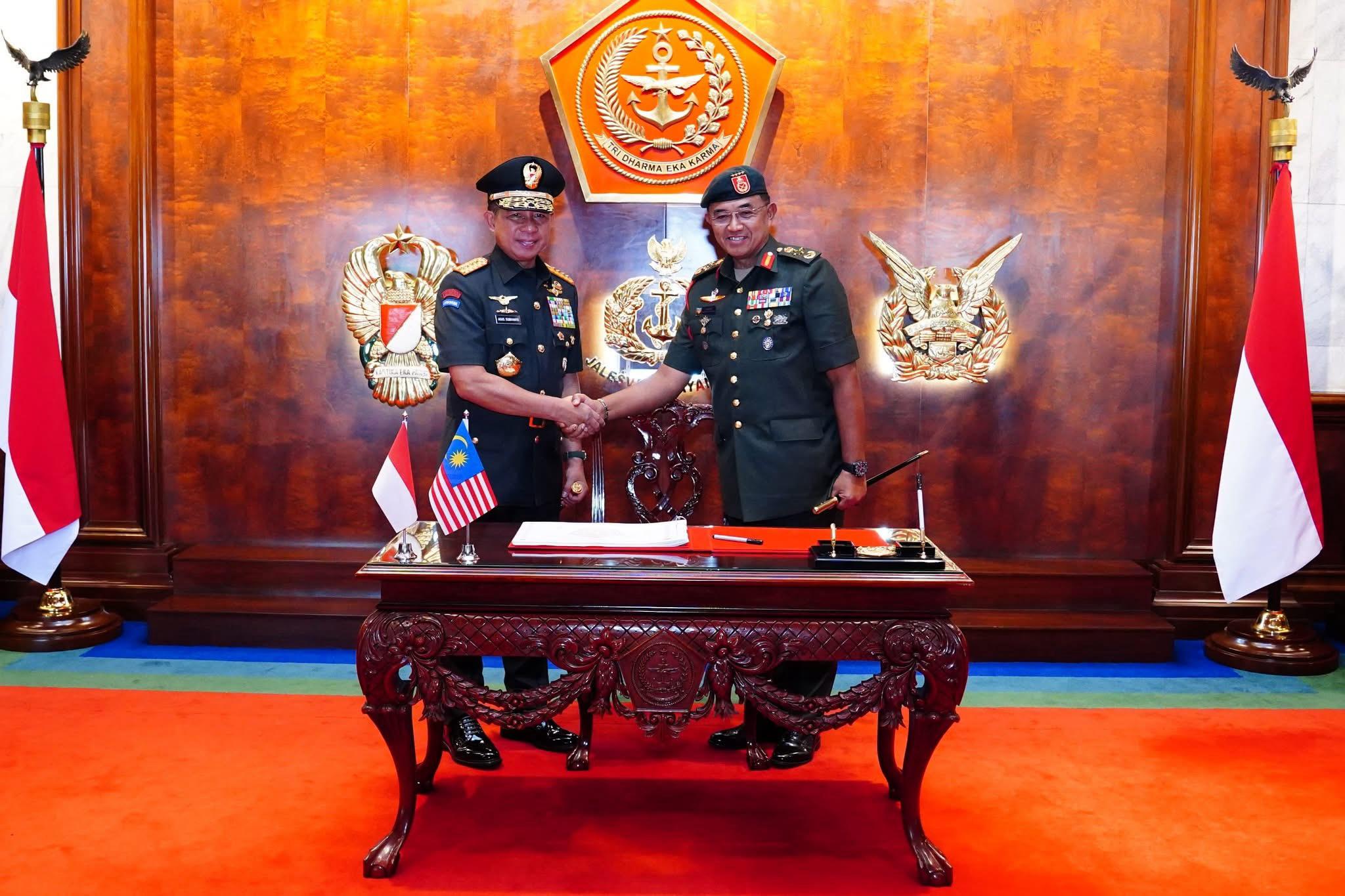 Perkuat Diplomasi Militer, Panglima TNI Terima CC Panglima Tentera Malaysia