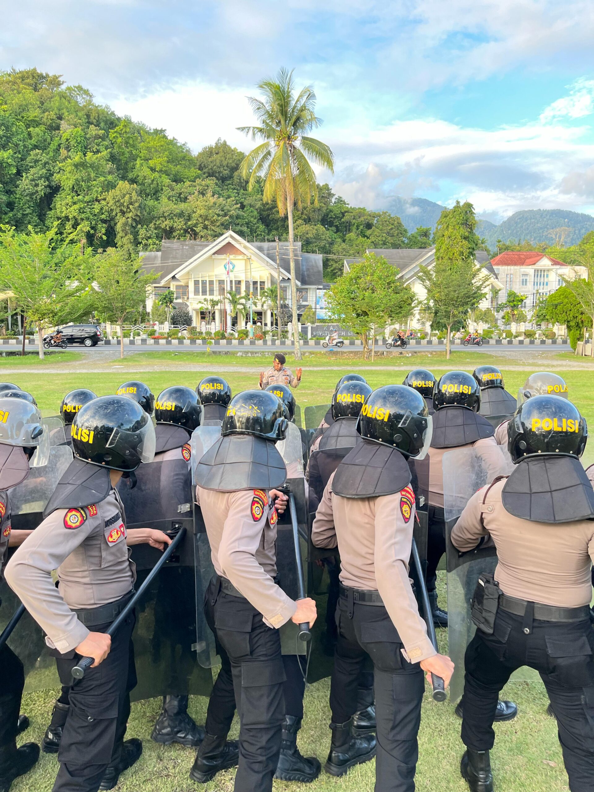 Polres Aceh Selatan Mantapkan Kekuatan Dalmas Melalui Latihan Rutin