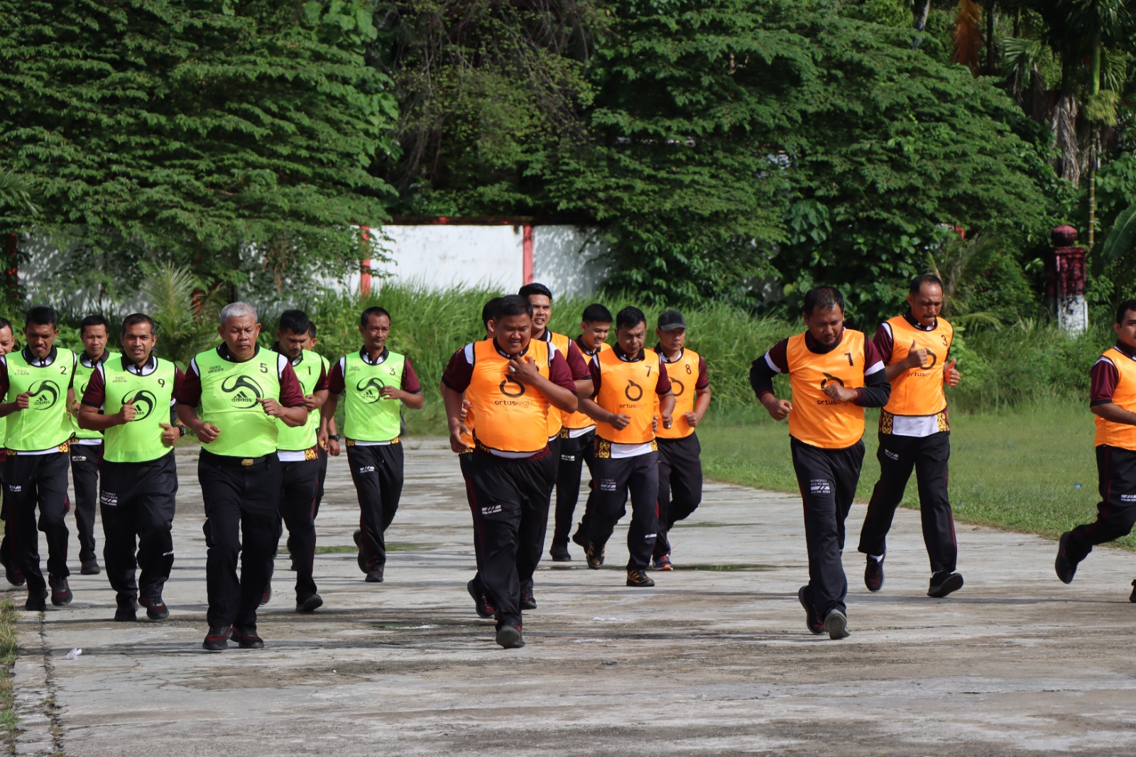 Polres Aceh Selatan Gelar Ujian Kesamaptaan Jasmani Berkala Periode I Tahun 2025