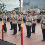 Kapolres Langsa Pimpin Sertijab Wakapolres, Kasat Binmas, Kasat Lantas, dan Kasat Polairud Polres Langsa