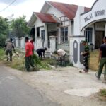 Lestarikan sejarah Aceh, Prajurit Kodam IM dan Warga bersihkan Balai Ikrar Lamteh