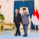 Presiden Prabowo Terima Kunjungan Presiden Senat Kerajaan Kamboja di Istana Merdeka