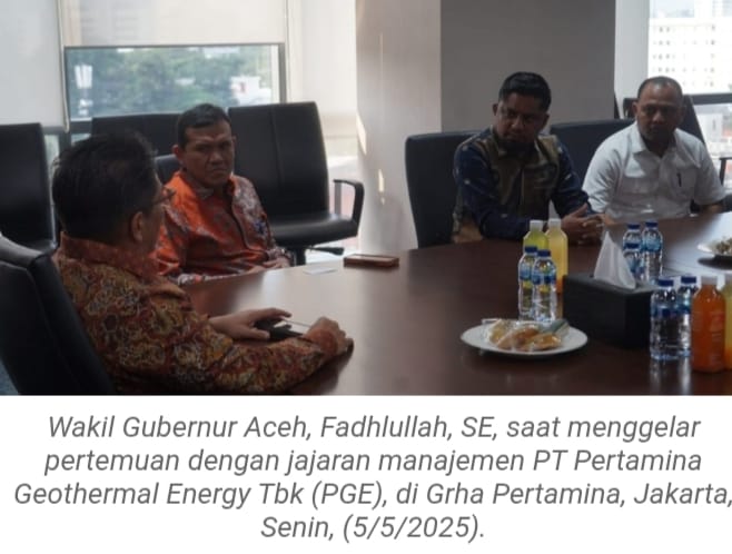 Pemerintah Aceh Mendukung Penuh Pembangunan Pembangkit Listrik Panas Bumi