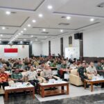 Halal Bihalal Dengan Para PPAD TNI-Polri secara virtual Kasdam IM bacakan Sambutan Pangdam IM