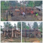 Dihari Kedua, Satgas TMMD ke-124 Kodim 0107/Asel Genjot Pekerjaan RTLH