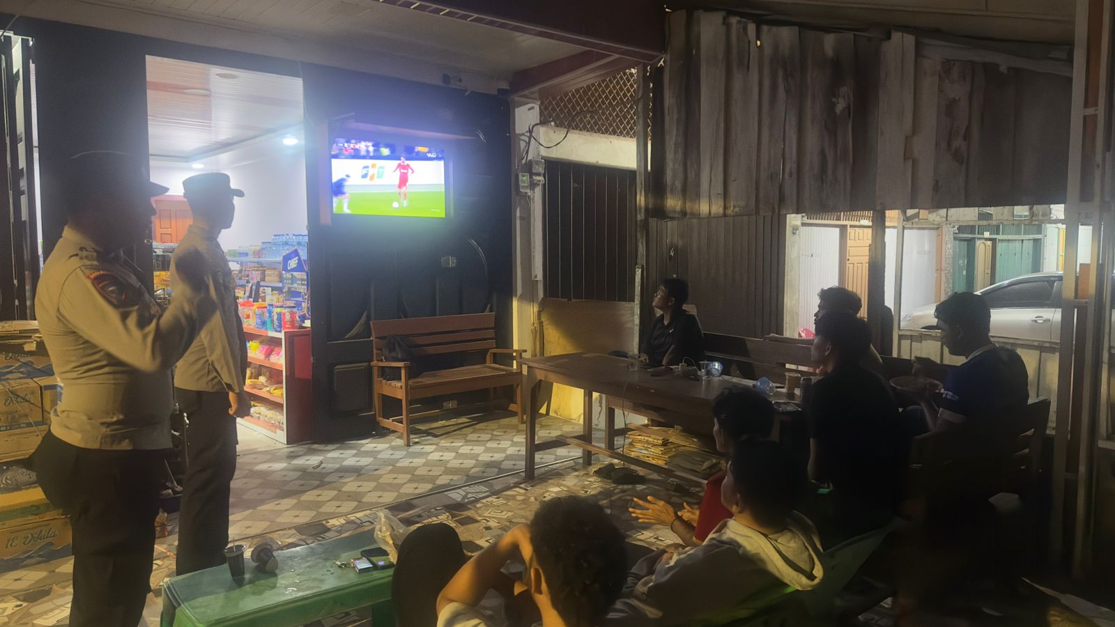 Cegah Gangguan Kamtibmas, Polsek Kluet Utara Sisir Titik Rawan di Malam Hari
