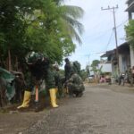 Satgas TMMD ke-124 Kodim 0107/Aceh Selatan Bersama Warga Lanjutkan Penggalian Pipanisasi