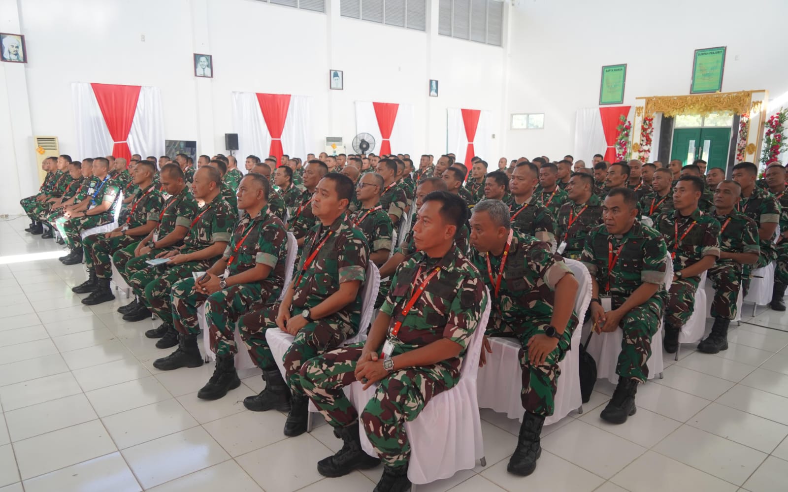 Korem 012/TU Jadi Tuan Rumah Apel Dansat Jajaran Kodam Iskandar Muda