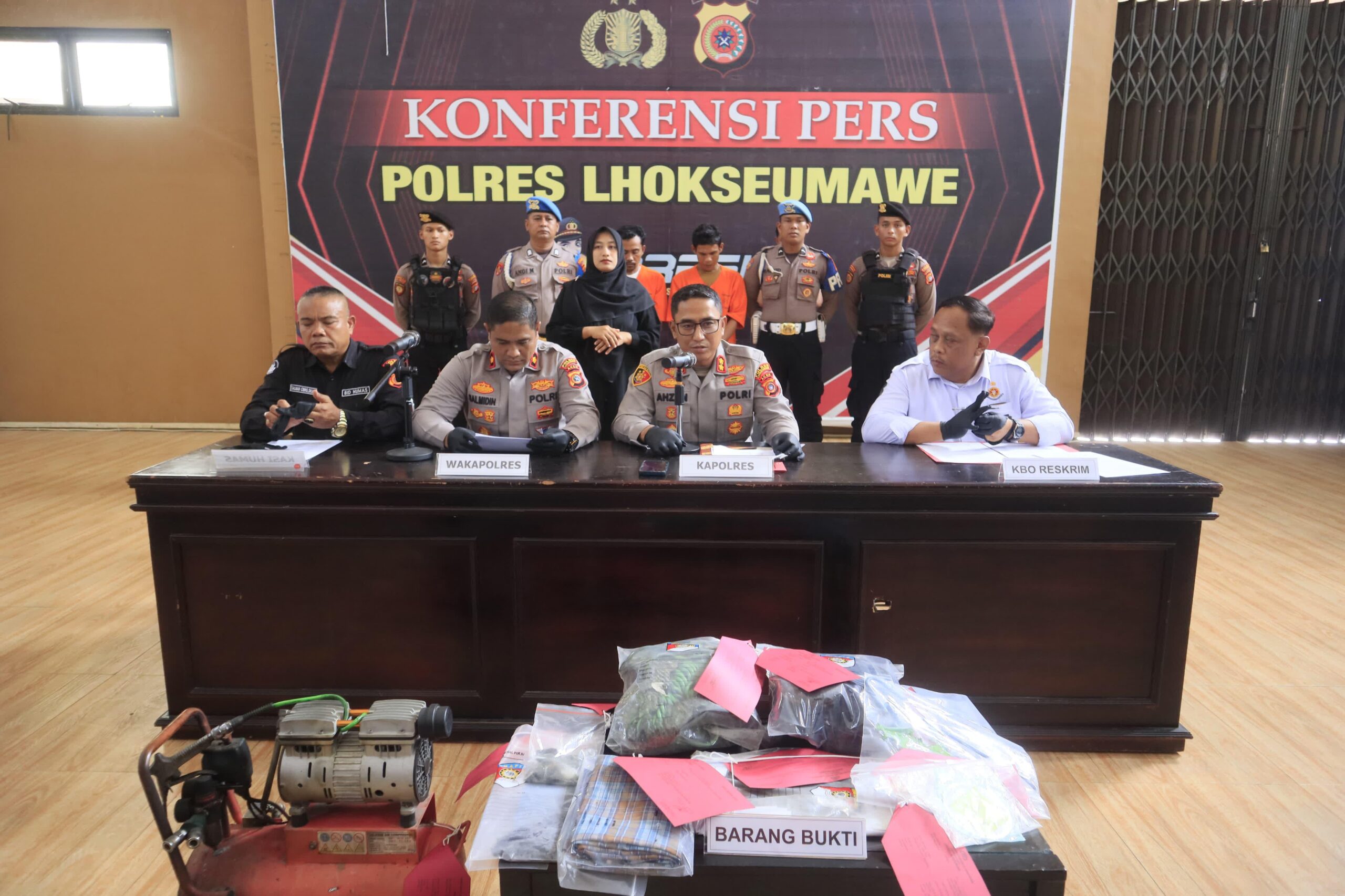 Dua Pria Ditangkap Usai Lempar Bom Molotov ke Rumah Sewa di Banda Masen, Satu Tersangka Masih Buron