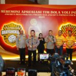 Hadiri Seremoni Apresiasi Tim Voli, Kapolri: Terus Bawa Harum Nama Institusi