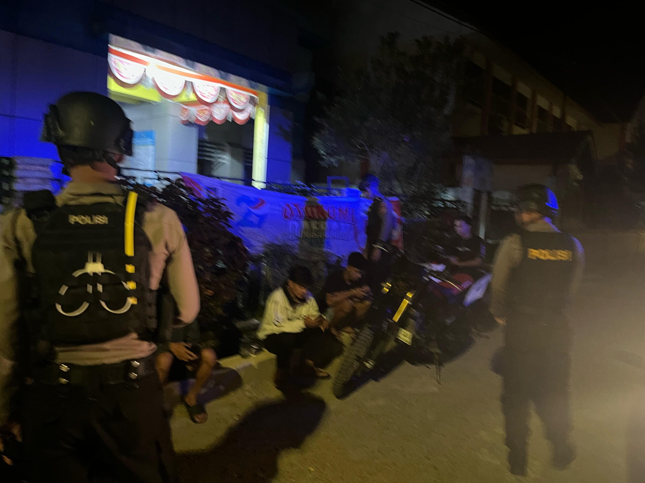Patroli Malam Rutin, Sat Samapta Polres Aceh Selatan Cegah Tindak Kejahatan dan Premanisme