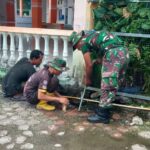 Satgas TMMD Ke-124 Mulai Salurkan Pipa Air Bersih ke Rumah Warga dan Fasilitas Umum