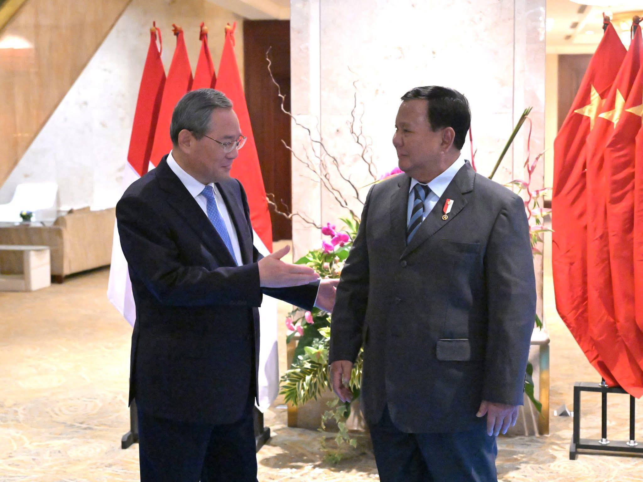 Presiden Prabowo Bersama Premier RRT Hadiri Acara Indonesia-China Business Reception 2025 di Jakarta