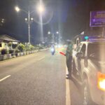 Cegah Aksi Kriminal dan Jaga Arus Lalu Lintas, Sat Lantas Polres Aceh Selatan Giatkan Patroli Malam
