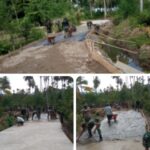 ‎Sasaran Fisik Peningkatan Badan Jalan di TMMD ke-124 Kodim 0107/Aceh Selatan Capai 75 Persen