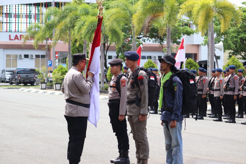 Kapolda Aceh Lepas Tim Ekspedisi Gunung Leuser dalam Rangka Hari Bhayangkara ke-79