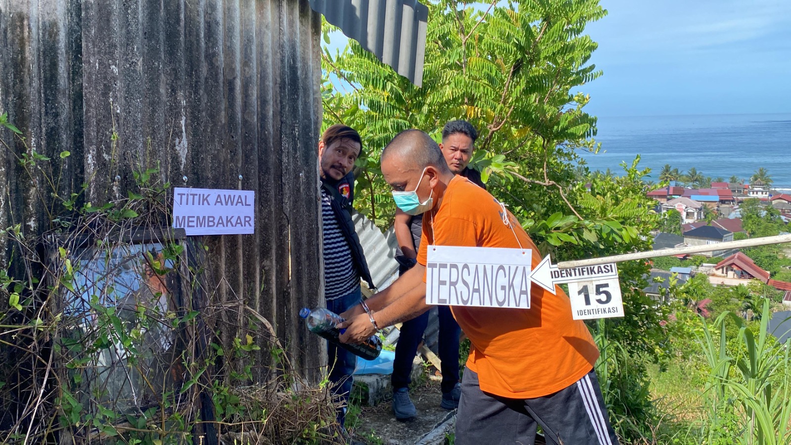 Polres Aceh Selatan Gelar Rekonstruksi Kasus Pembakaran Rumah dan Pengerusakan di Kluet Utara