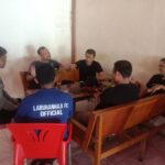 Pendekatan Humanis Bhabinkamtibmas Ngopi Bareng Warga Sampaikan Pesan Kamtibmas