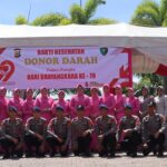 Polda Aceh Gelar Donor Darah pada Puncak Bakti Kesehatan Serentak Hari Bhayangkara ke-79