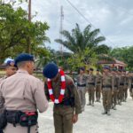 Satuan Brimob Polda Aceh Batalyon C Pelopor Gelar Tradisi Penyambutan 20 Personel Baru