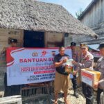 HUT Bhayangkara ke-79, Polsek Bakongan Eratkan Silaturahmi Lewat Bantuan Sosial