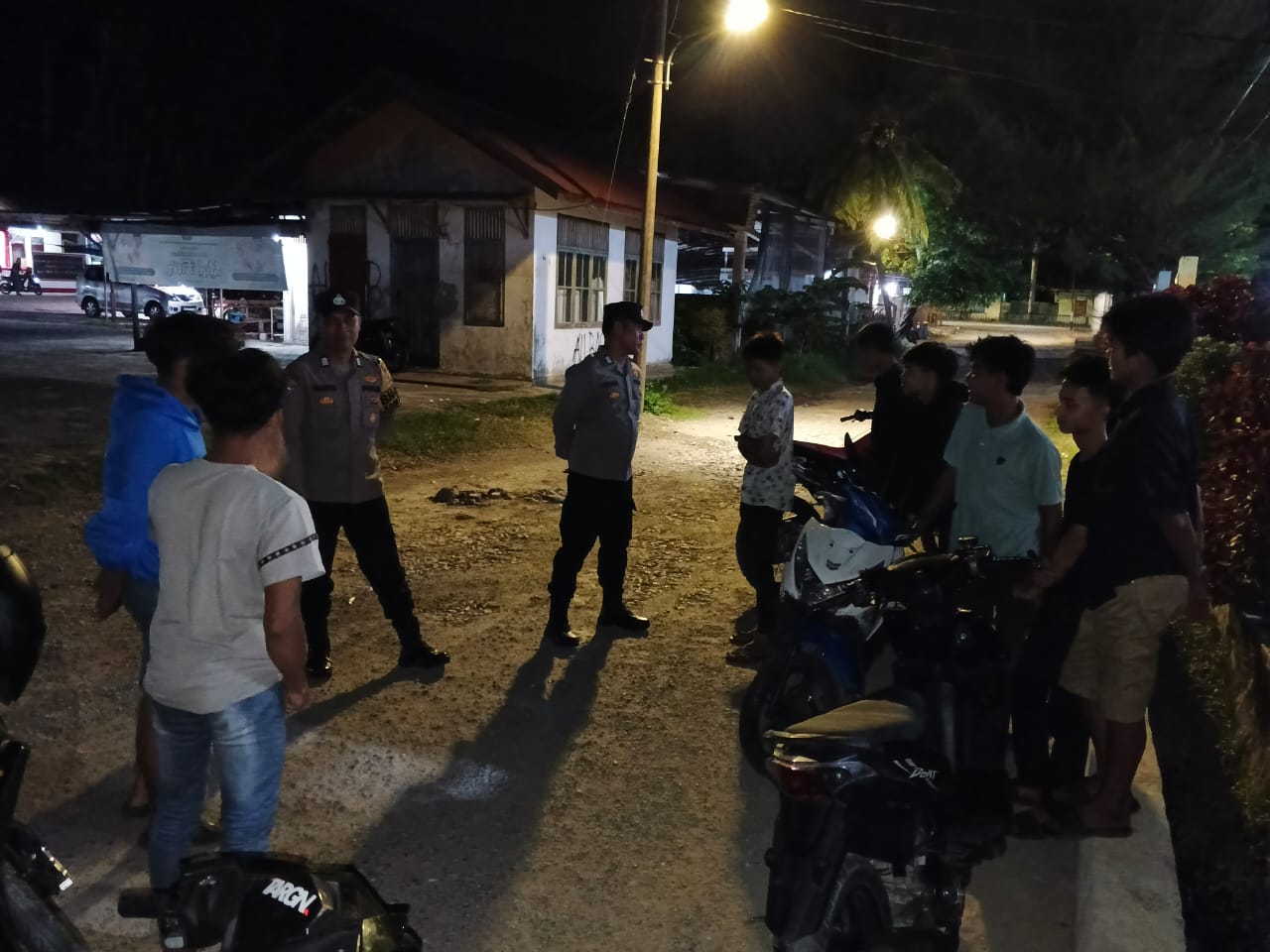 Polsek Tapaktuan Giatkan Patroli Malam di Jam Rawan, Cegah Aksi Kriminalitas