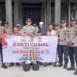 Bakti Sosial Polsek Pasieraja: Jaga Kebersihan, Jalin Kebersamaan Sambut HUT Bhayangkara ke-79