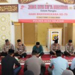Polres Aceh Selatan Gelar Yasinan, Zikir dan Doa Bersama Sambut Hut Bhayangkara Ke-79