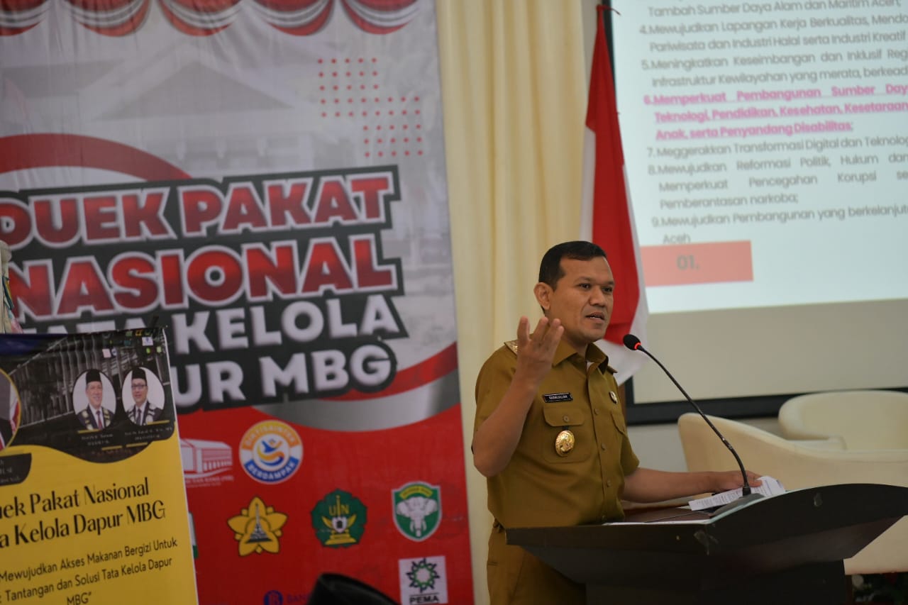 Wagub Aceh Dorong Tata Kelola MBG Berbasis Koperasi Desa