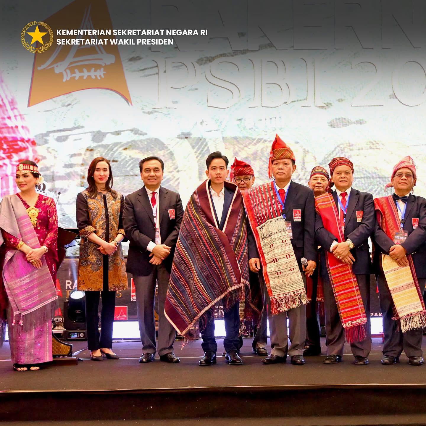 Wapres Gibran Membuka Rakernas PSBI di Pondok Indah Golf Course Jakarta Selatan