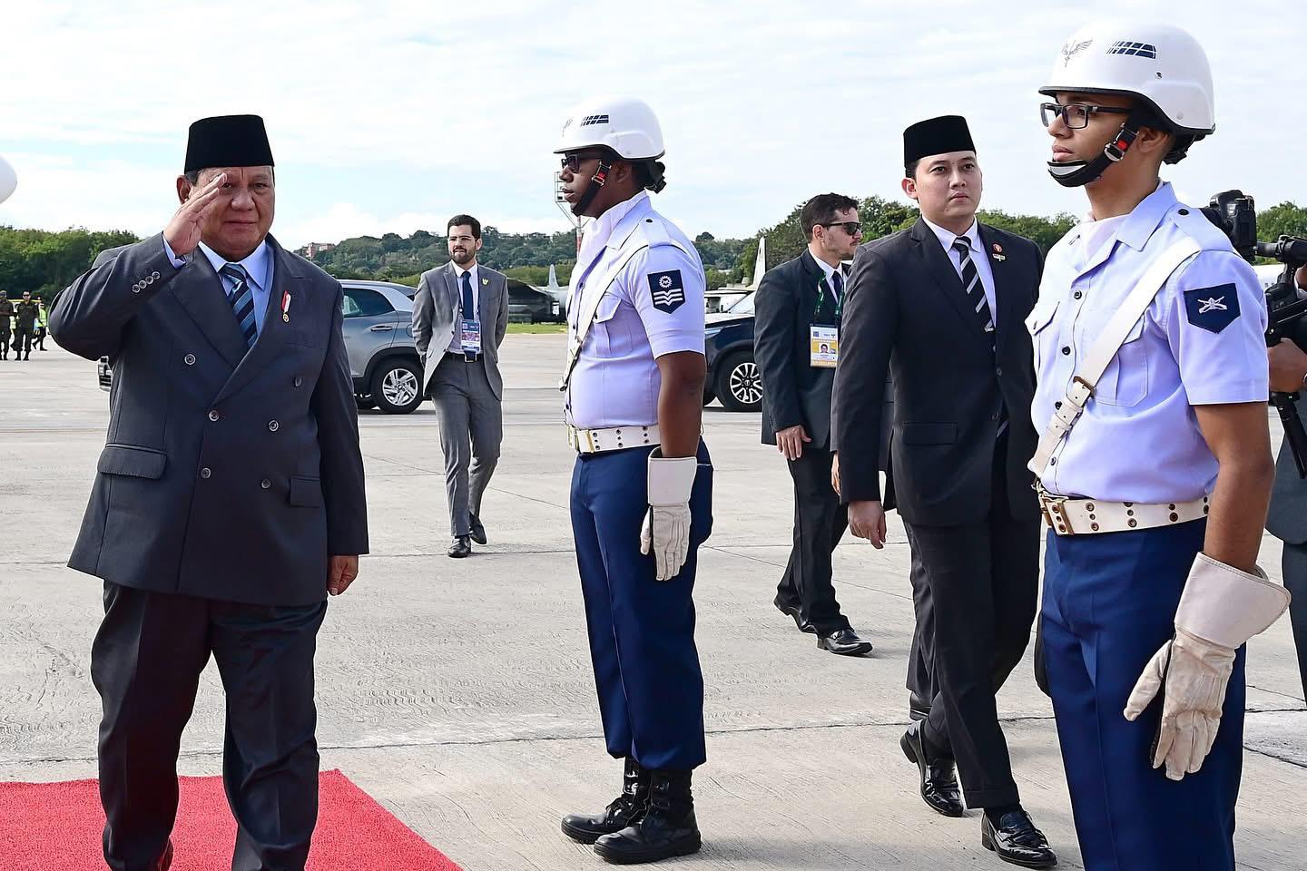Usai Hadiri KTT, Presiden Prabowo Lanjutkan Lawatan ke Brasília