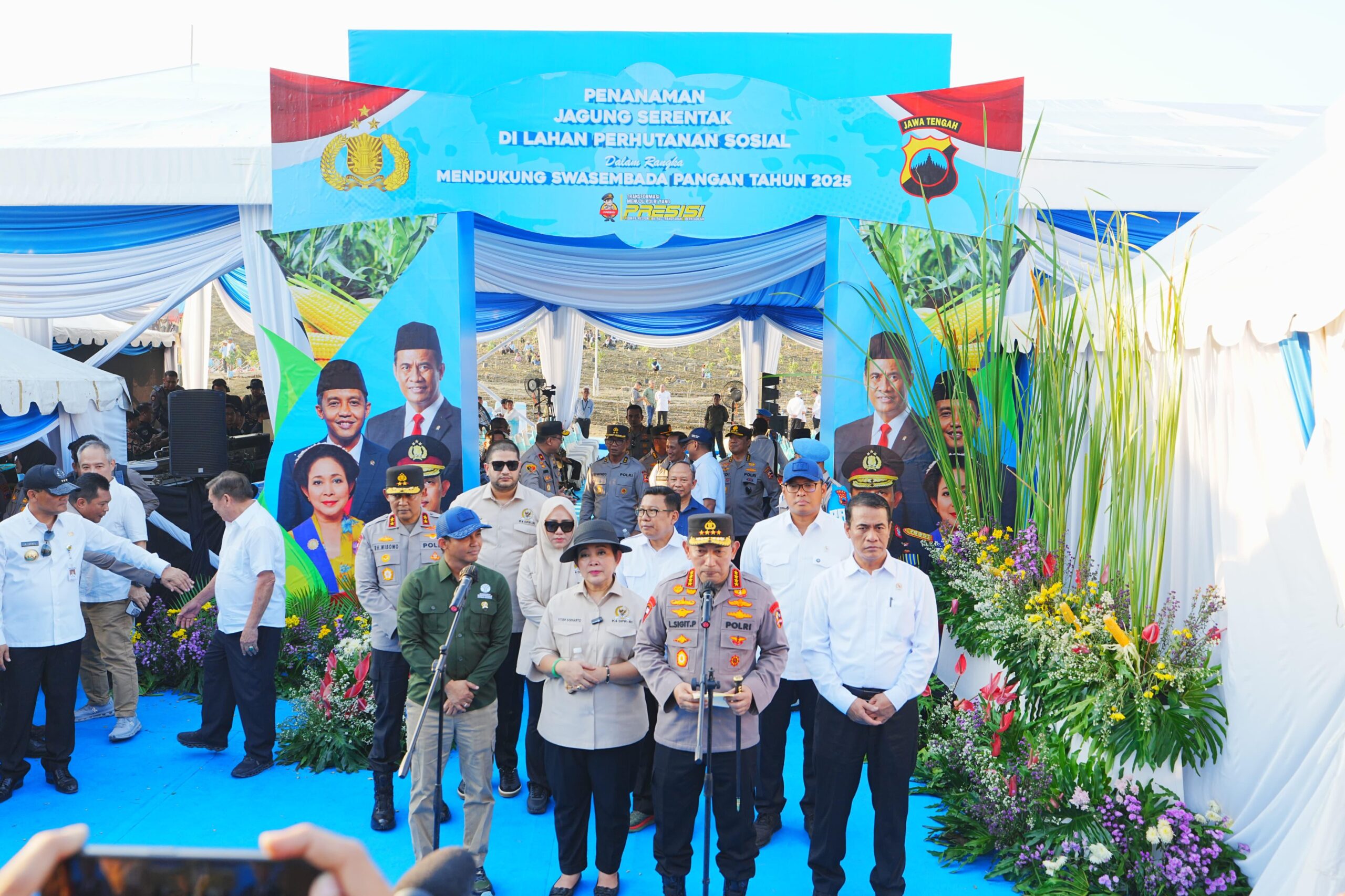 Kapolri: Pembiayaan Hingga Distribusi Jagung Akan Libatkan Koperasi Merah Putih