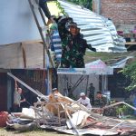 Puluhan Prajurit Kodam IM Bantu tangani Bencana alam di Kab. Aceh Utara