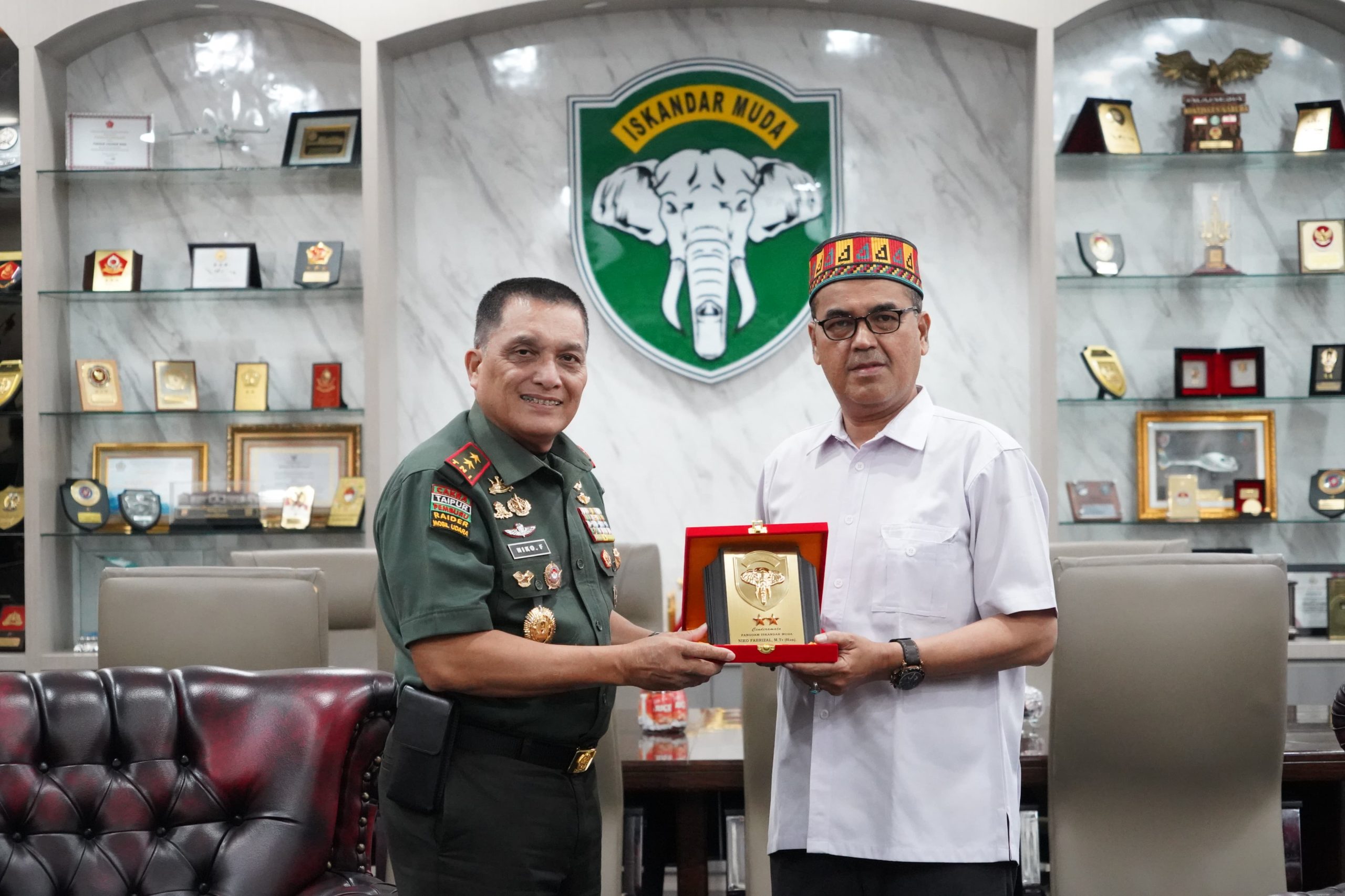 Pangdam Iskandar Muda Terima Audiensi Ketua KKR Aceh Bahas Rekonsiliasi di Bener Meriah