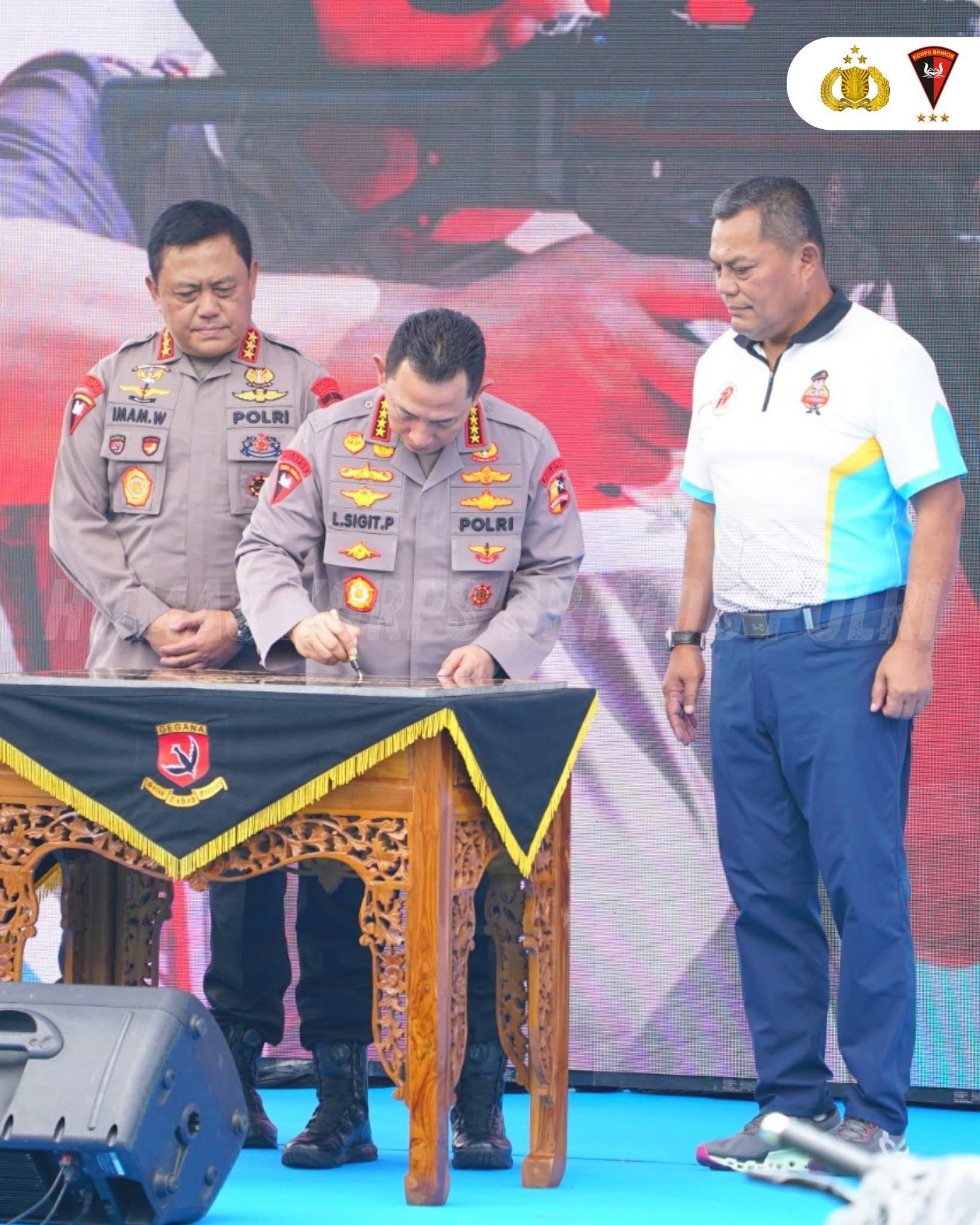 Kapolri Buka Kejuaraan Menembak dan Resmikan Lapangan Tembak Presisi Hoegeng Iman Santoso Mako Korbrimob Polri