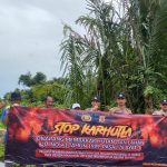 Stop Karhutla, Polsek Bakongan Timur Ajak Warga Bersama Cegah Kebakaran Hutan