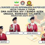 Enam Siswa SMA SMA Kartika XIV-1 Banda Aceh Lulus Seleksi Akper Kesdam IM