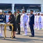 Presiden Prabowo Pimpin Upacara Prasetya Perwira TNI dan Polri di Istana Merdeka