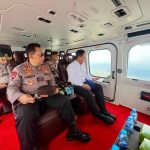 Kapolri Pantau Titik Api Via Udara, Cek Kesiapan Penanganan Karhutla di Riau
