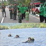 Danrem 012/Teuku Umar Tinjau Latihan Tempur dan Berikan Pembinaan Moril di Yonif 115/ML