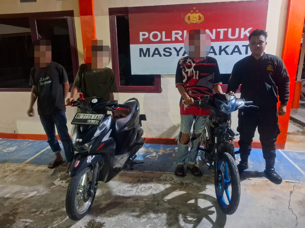 Polsek Kluet Selatan Amankan Tiga Pelaku Balap Liar, Respons Cepat Aduan Masyarakat ke Layanan 110