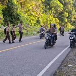 Ciptakan Situasi Kondusif, Polsek Sawang Rutin Gatur Pagi