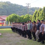 Polres Aceh Selatan Laksanakan Latihan PBB Bentuk Personel yang Sigap dan Disiplin