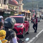 Sat Samapta Polres Aceh Selatan Gelar Strong Point Pagi, Pastikan Aktivitas Warga Berjalan Aman dan Lancar
