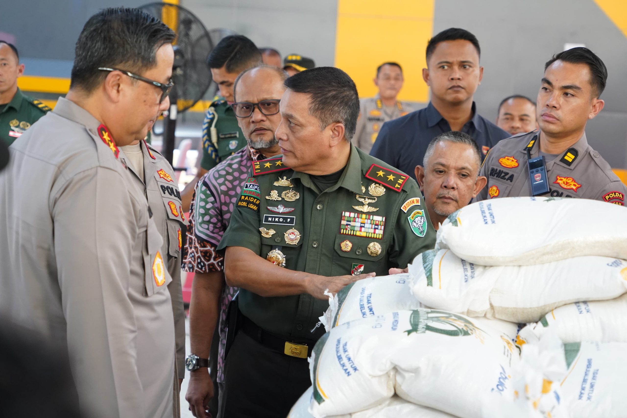 Pangdam Iskandar Muda Hadiri Launching Gerakan Pangan Murah di Polda Aceh