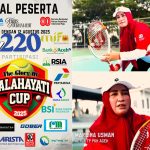 The Glory Malahayati Cup 2025 Panaskan HUT ke-80 RI di Aceh, Hadirkan 228 Petenis dari Berbagai Kategori